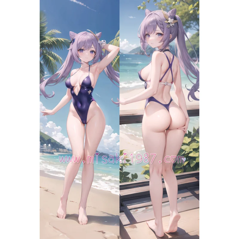 Genshin Impact Dakimakura Keqing Kokusei Body Pillow Case 49 - Click Image to Close