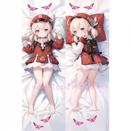Genshin Impact Dakimakura Klee Body Pillow Case 21