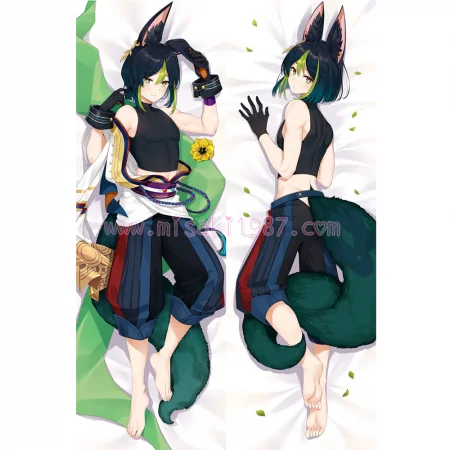 Genshin Impact Dakimakura Tighnari Body Pillow Case 04