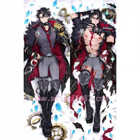 Genshin Impact Dakimakura Wriothesley Body Pillow Case 05