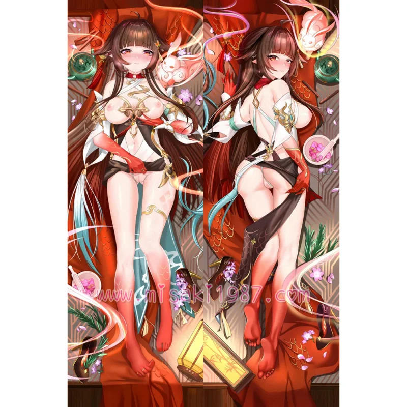 Honkai: Star Rail Dakimakura Lingsha Body Pillow Case 17 - Click Image to Close
