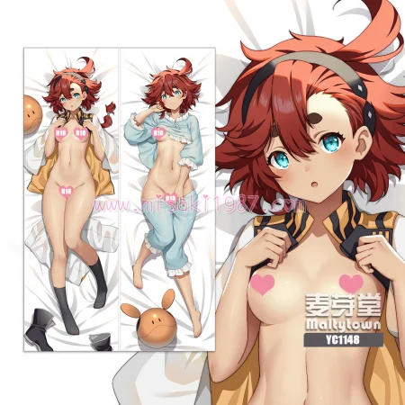 Mobile Suit Gundam : The Witch from Mercury Dakimakura Suletta Mercury Body Pillow Case 08
