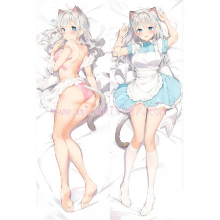 Virtual YouTuber Dakimakura Amanagi El Body Pillow Case