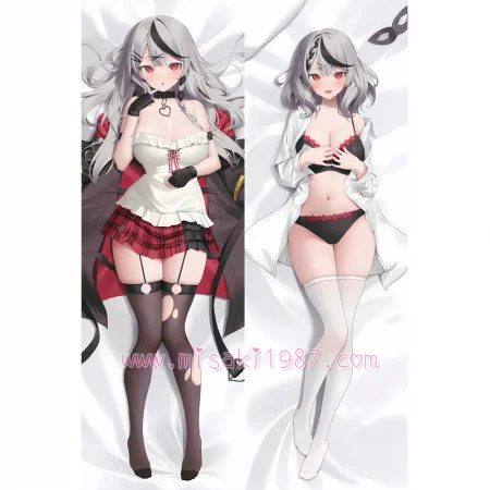 Virtual YouTuber Dakimakura Sakamata Chloe Body Pillow Case 12