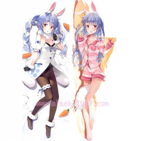 Virtual YouTuber Dakimakura Usada Pekora Body Pillow Case 13