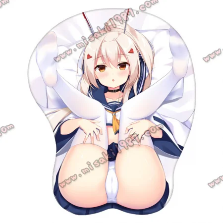 2way Azur Lane Ayanami Anime 3D Mouse Pad Mat Wrist Rest