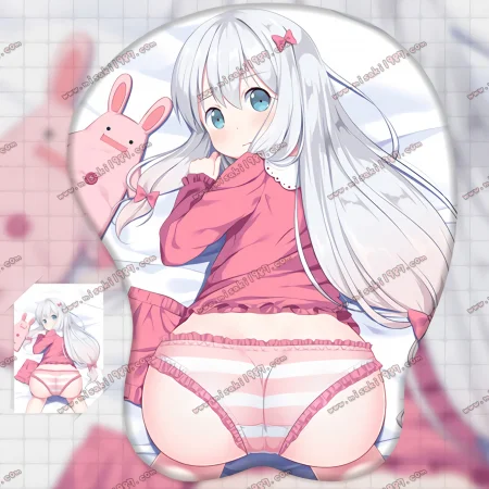 2way Eromanga Sensei Izumi Sagiri Anime 3D Mouse Pad Mat Wrist Rest