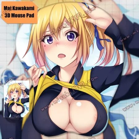 2way Musaigen no Phantom World Kawakami Mai Anime 3D Mouse Pad Mat Wrist Rest