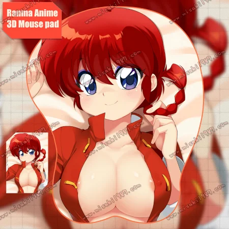 2way Ranma 1/2 Ranma Anime 3D Mouse Pad Mat Wrist Rest