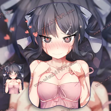 2way Teaching Feeling Sylvie Anime 3D Mouse Pad Mat Wrist Rest Small Breasts