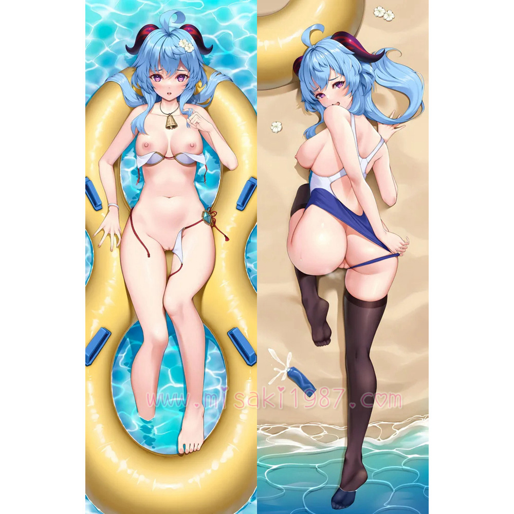 Genshin Impact Dakimakura Ganyu Body Pillow Case 43
