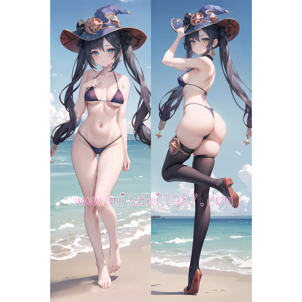 Genshin Impact Dakimakura Mona Body Pillow Case 10