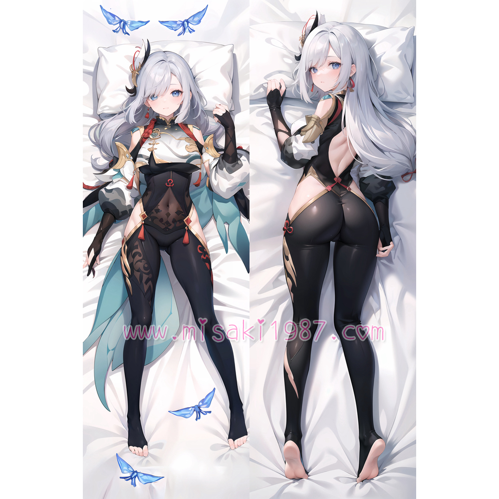 Genshin Impact Dakimakura Shenhe Body Pillow Case 42