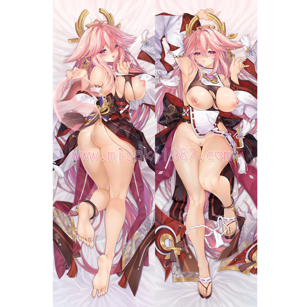 Genshin Impact Dakimakura Yae Miko Body Pillow Case 33