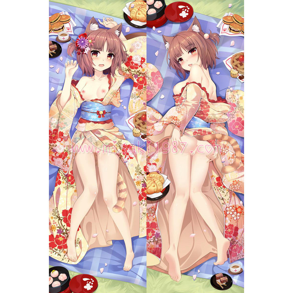 Nekopara Dakimakura Azuki Body Pillow Case 05