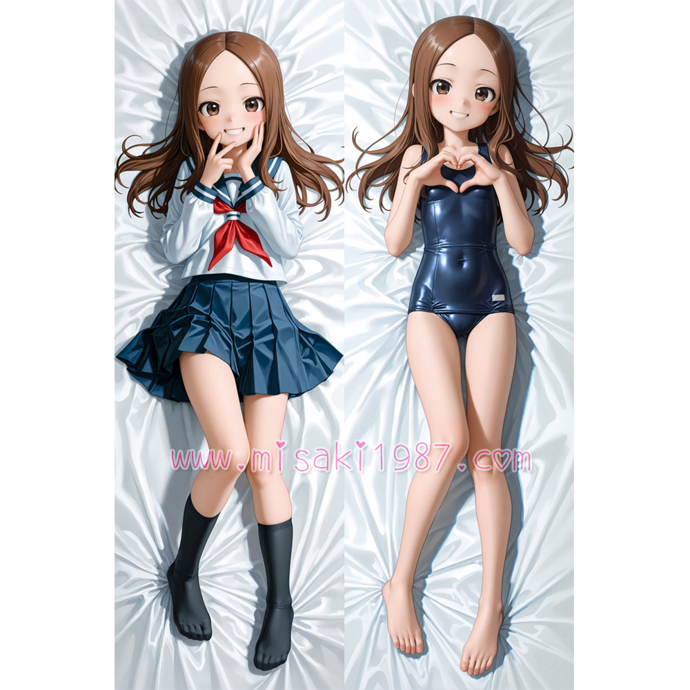 Teasing Master Takagi-san Dakimakura Body Pillow Case