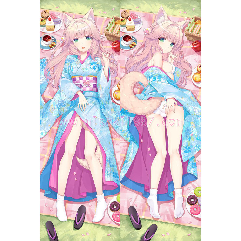 Virtual YouTuber Dakimakura Hakui Koyori Body Pillow Case 13