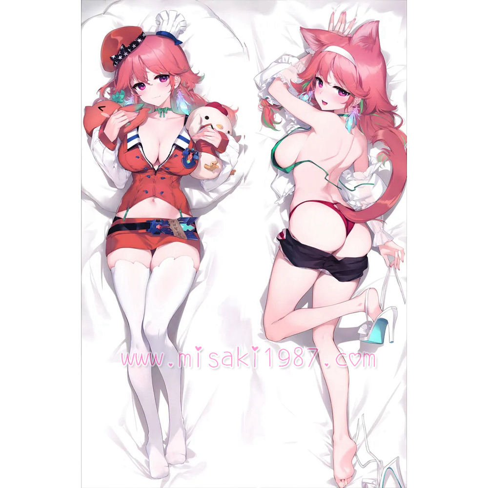 Virtual YouTuber Dakimakura Takanashi Kiara Body Pillow Case