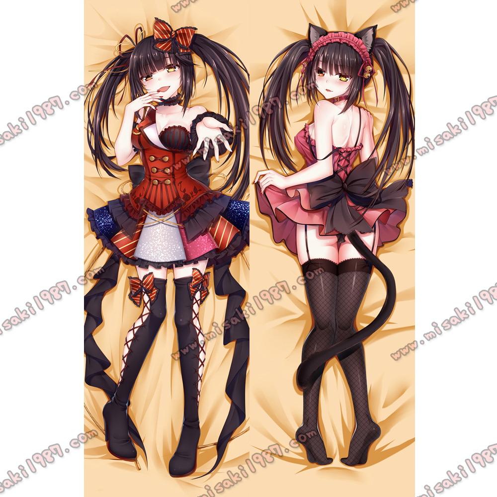 Date a Live Dakimakura Kurumi Tokisaki Body Pillow Case 17