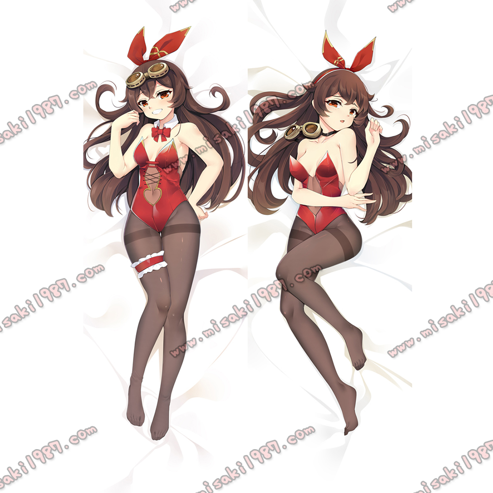 Genshin Impact Dakimakura Amber Body Pillow Case 03