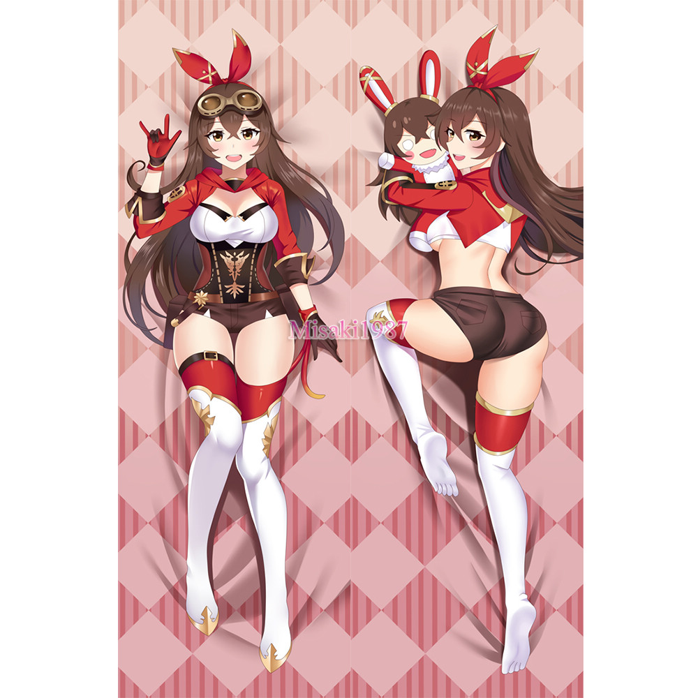 Genshin Impact Dakimakura Amber Body Pillow Case