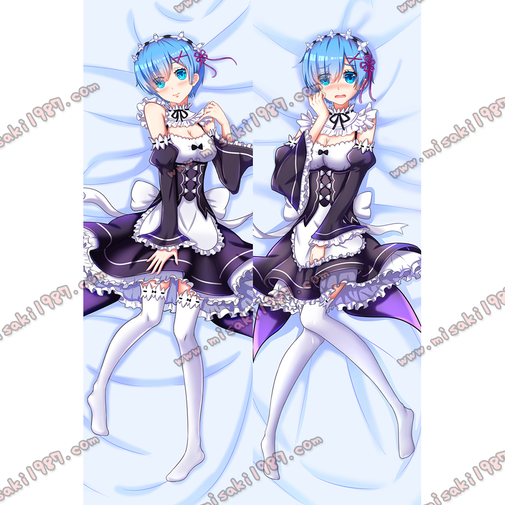 Re:Zero Dakimakura Rem Body Pillow Case 19