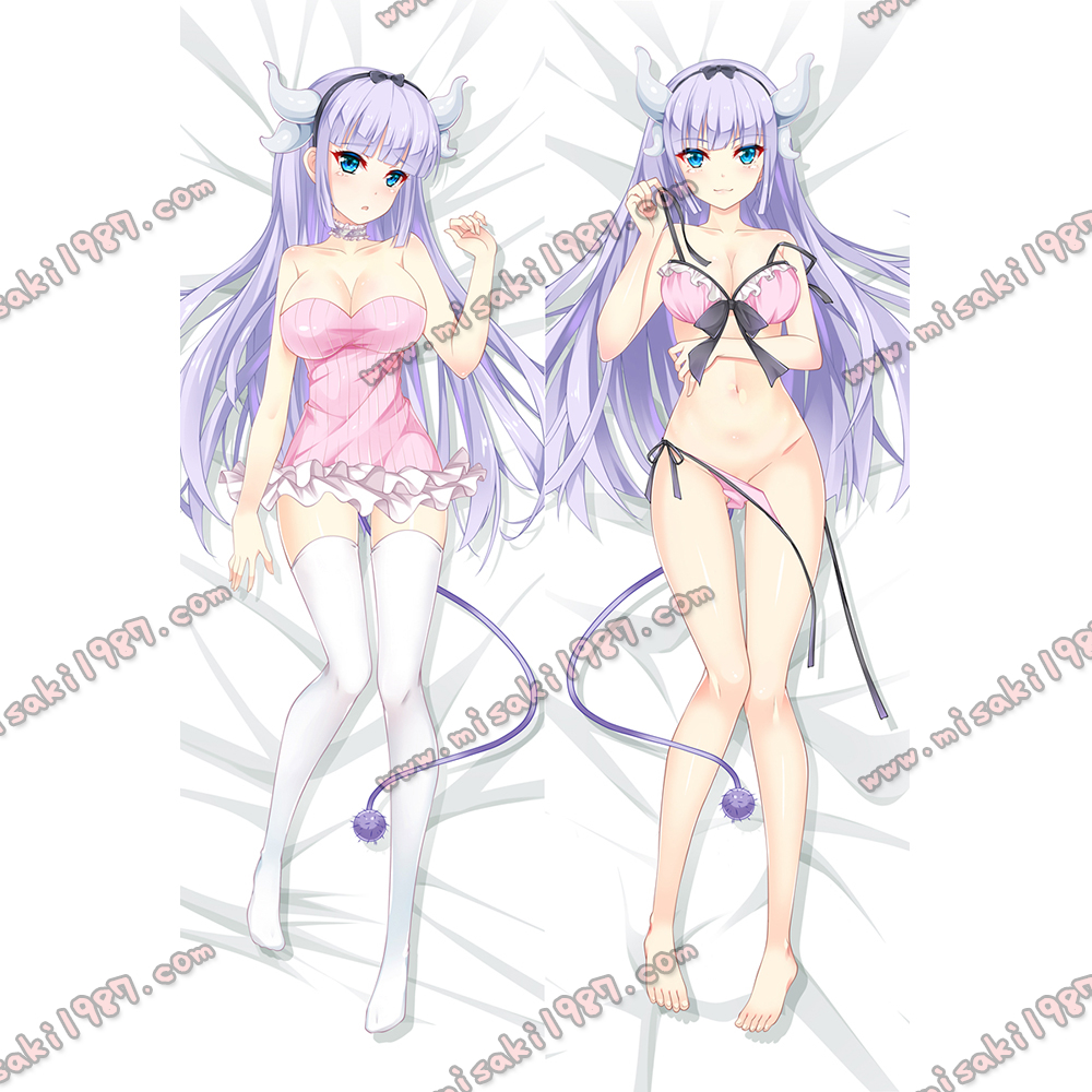 Miss Kobayashi's Dragon Maid Dakimakura Kanna Body Pillow Case 05