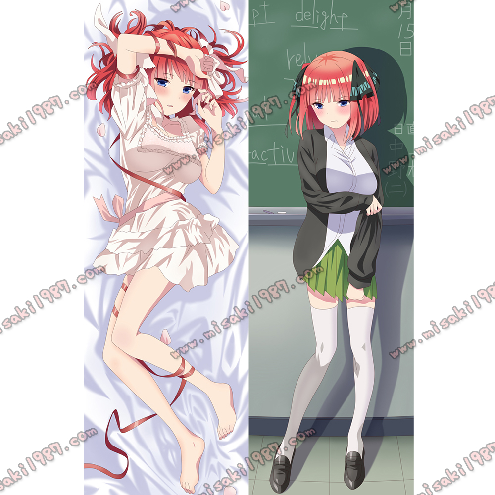 The Quintessential Quintuplets Dakimakura Nakano Nino Body Pillow Case 06