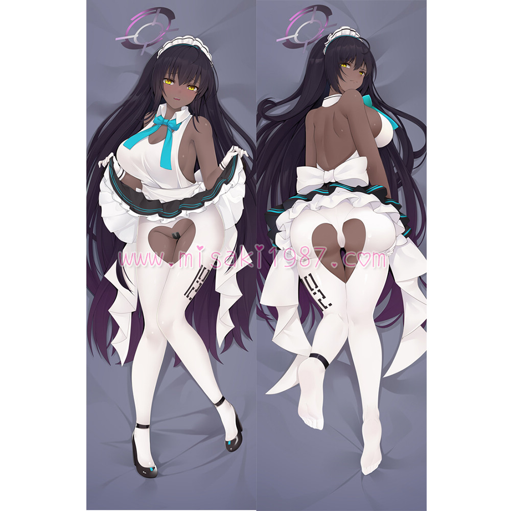 Blue Archive Dakimakura Kakudate Karin Body Pillow Case 02
