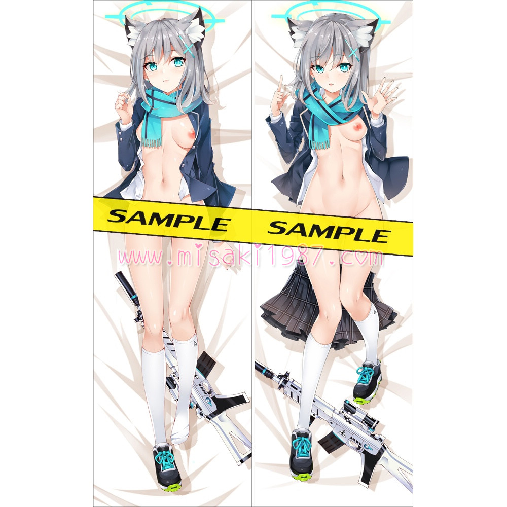 Blue Archive Dakimakura Sunaookami Shiroko Body Pillow Case 02