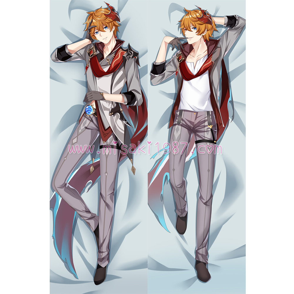 Genshin Impact Dakimakura Tartaglia Body Pillow Case