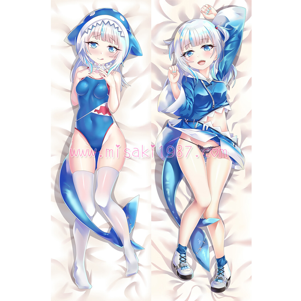 Virtual YouTuber Dakimakura Gawr Gura Body Pillow Case 04