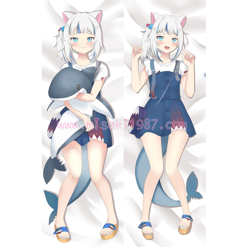 Virtual YouTuber Dakimakura Gawr Gura Body Pillow Case 05