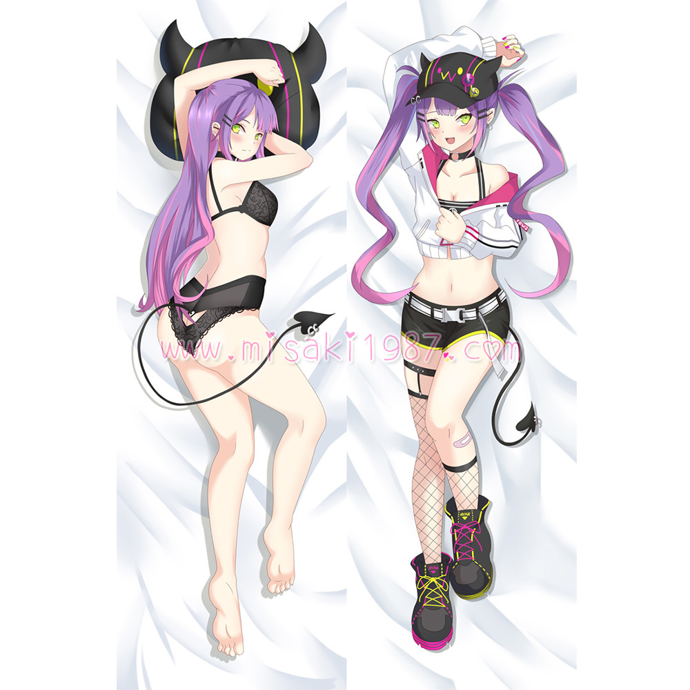 Virtual YouTuber Dakimakura Tokoyami Towa Body Pillow Case 02