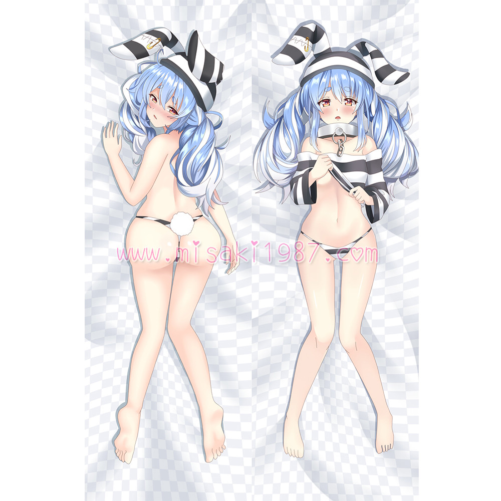 Virtual YouTuber Dakimakura Usada Pekora Body Pillow Case 03