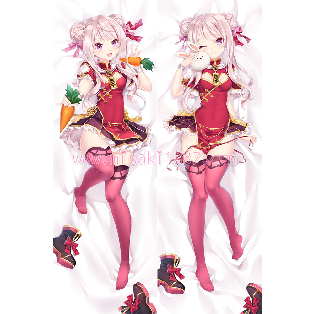 Virtual YouTuber Dakimakura Tanaka Hime Body Pillow Case