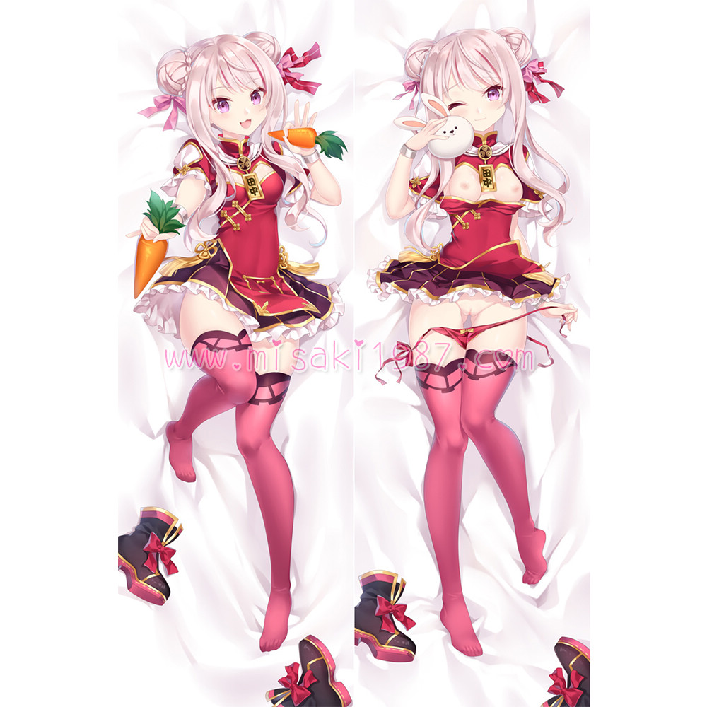 Virtual YouTuber Dakimakura Tanaka Hime Body Pillow Case 02