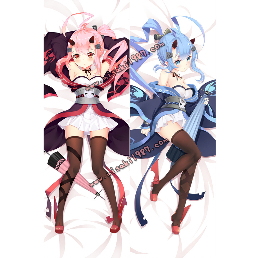 Azur Lane Dakimakura Inazuma Ikazuchi Body Pillow Case