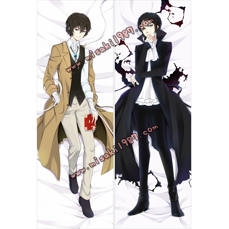 Bungo Stray Dogs Dakimakura Osamu Dazai Ryunosuke Akutagawa Body Pillow Case