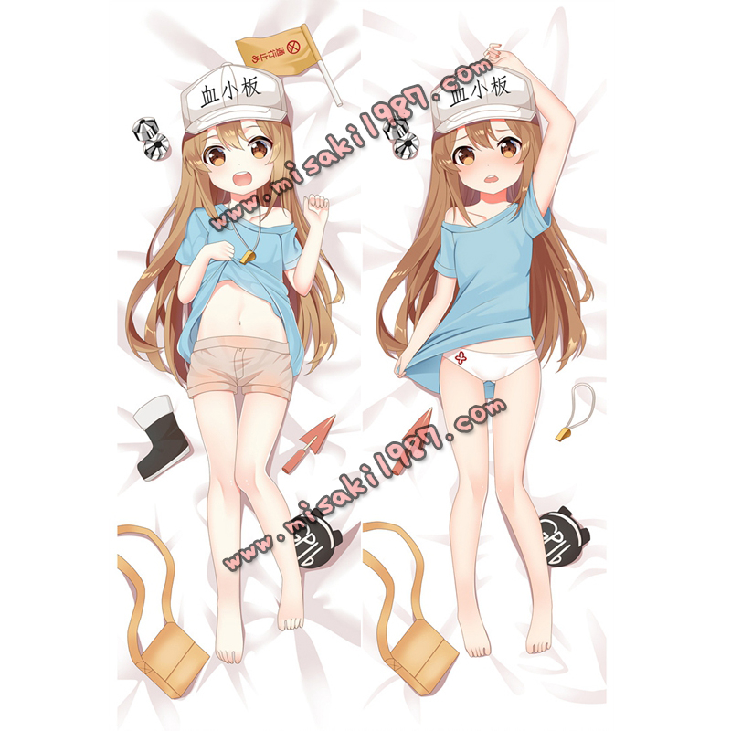 Cells at Work! Hataraku Saibou Dakimakura Kesshouban Body Pillow Case 03