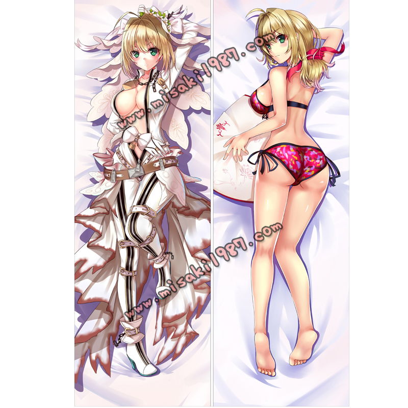 Fate/Extra CCC Dakimakura Saber Bride Body Pillow Case