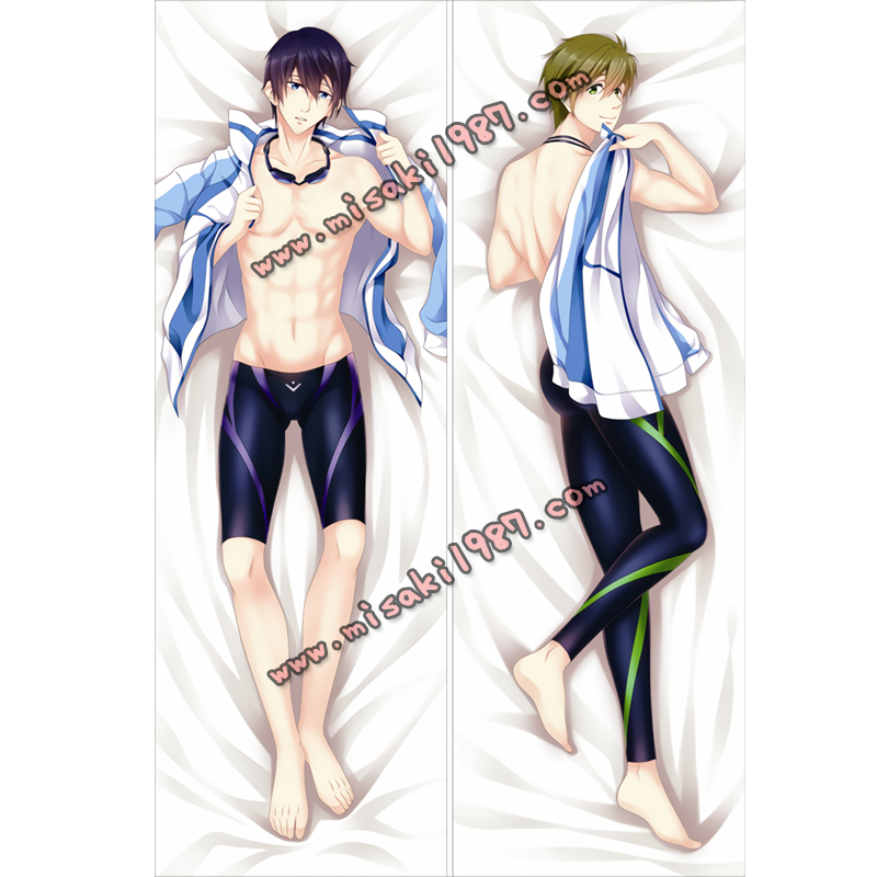 Free Dakimakura Haruka Nanase Makoto Tachibana Body Pillow Case