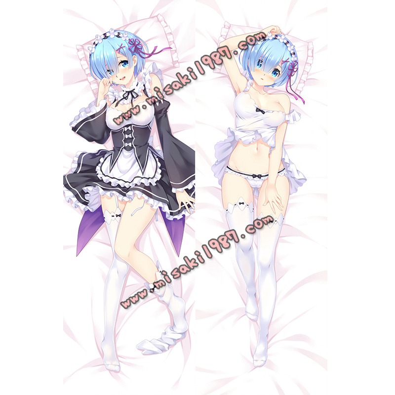 Re:Zero Dakimakura Rem Body Pillow Case 03