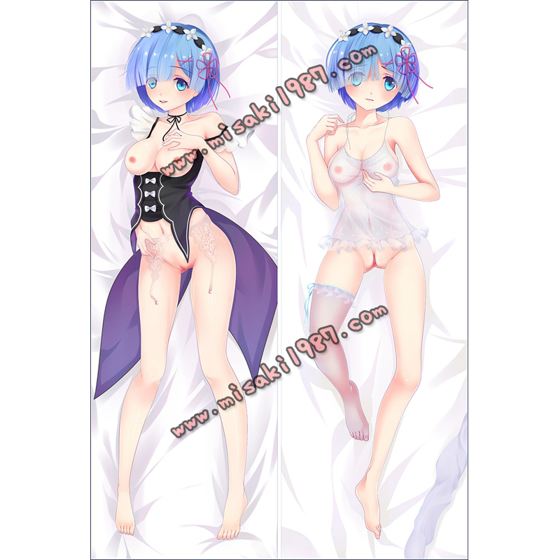 Re:Zero Dakimakura Rem Body Pillow Case 07