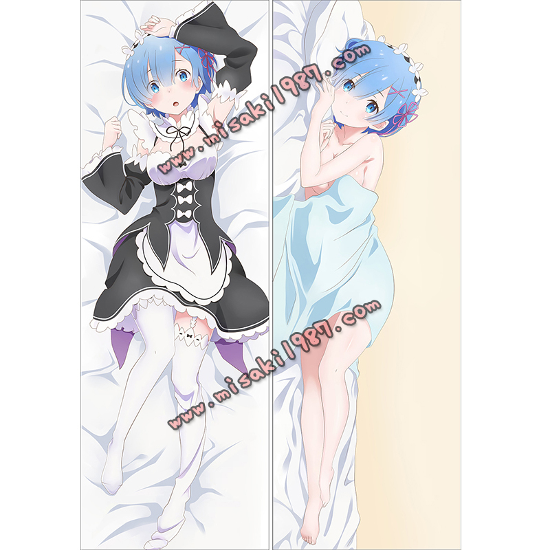 Re:Zero Dakimakura Rem Body Pillow Case 09