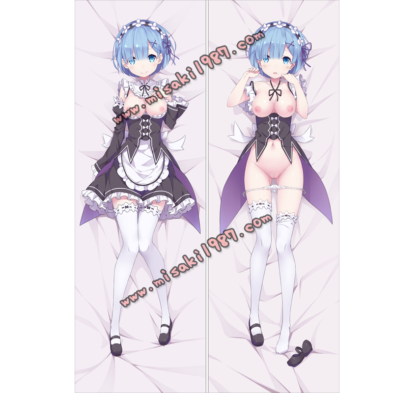 Re:Zero Dakimakura Rem Body Pillow Case 02