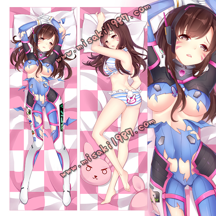 Overwatch Dakimakura D.Va Body Pillow Case