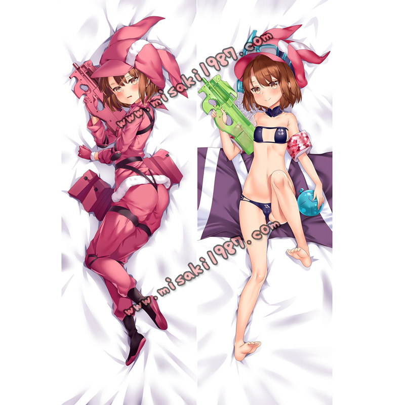 Sword Art Online GGO Dakimakura Kohiruimaki Karen Llenn Body Pillow Case 02