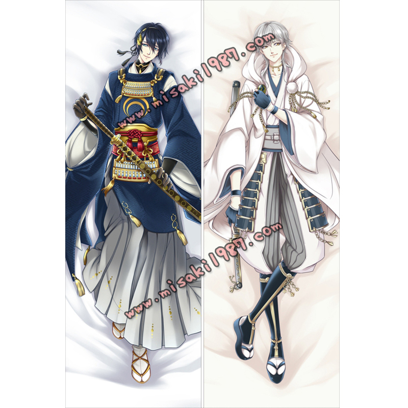 Touken Ranbu Dakimakura Mikazuki Munechika Tsurumaru Kuninaga Body Pillow Case