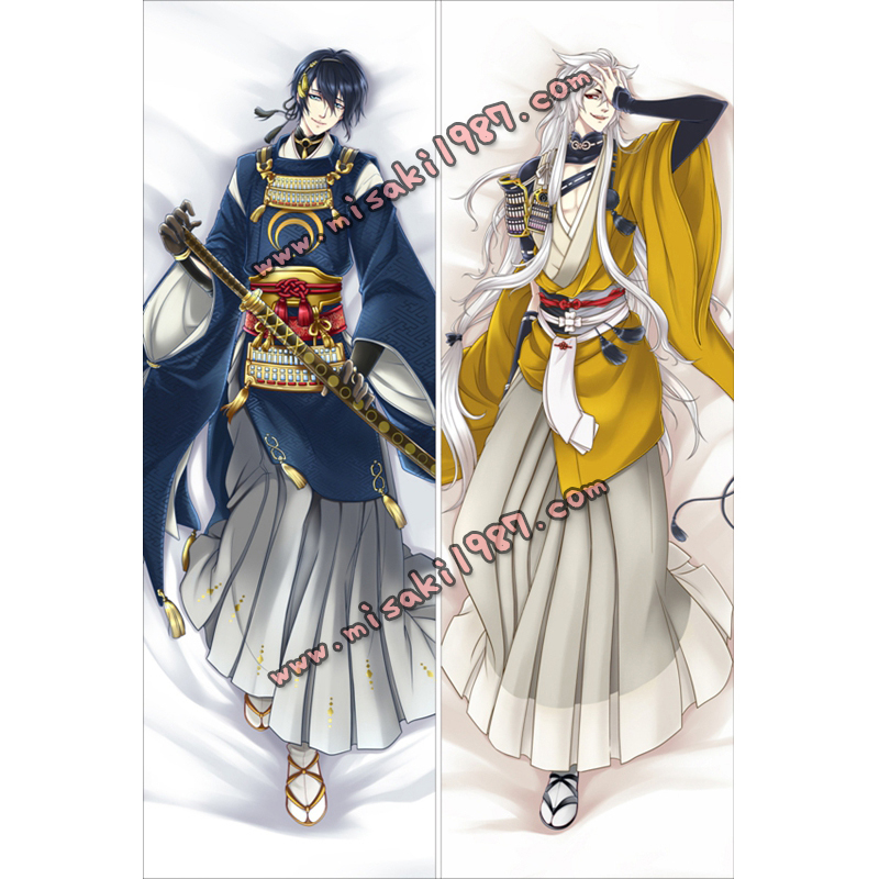 Touken Ranbu Dakimakura Mikazuki Munechika Kogitsunemaru Body Pillow Case
